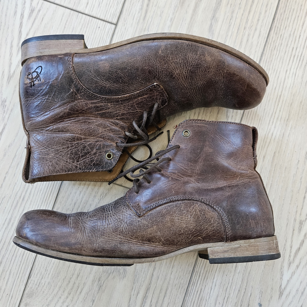 John Fleuvog RADIO PLR lace up ankle boot